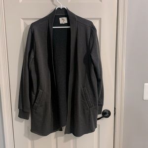 Gray Fashion Sweater with Pockets (M)